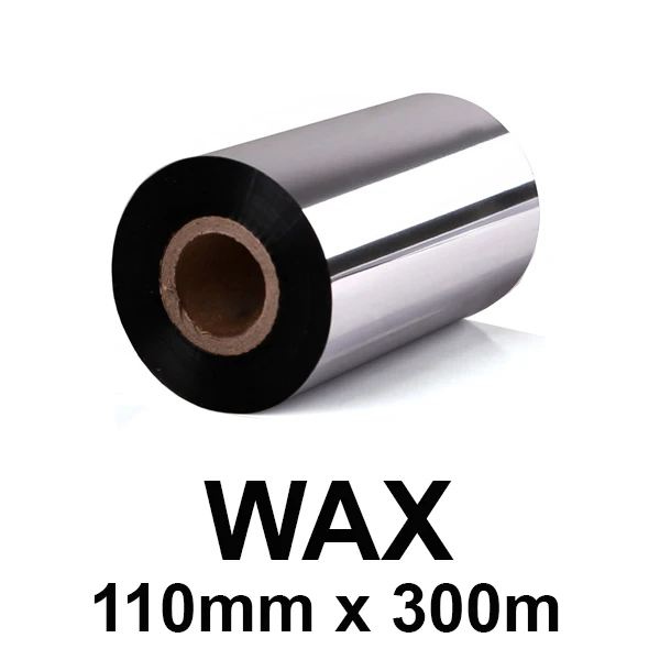 Mực in mã vạch Wax 110x300 (110mm x 300m)